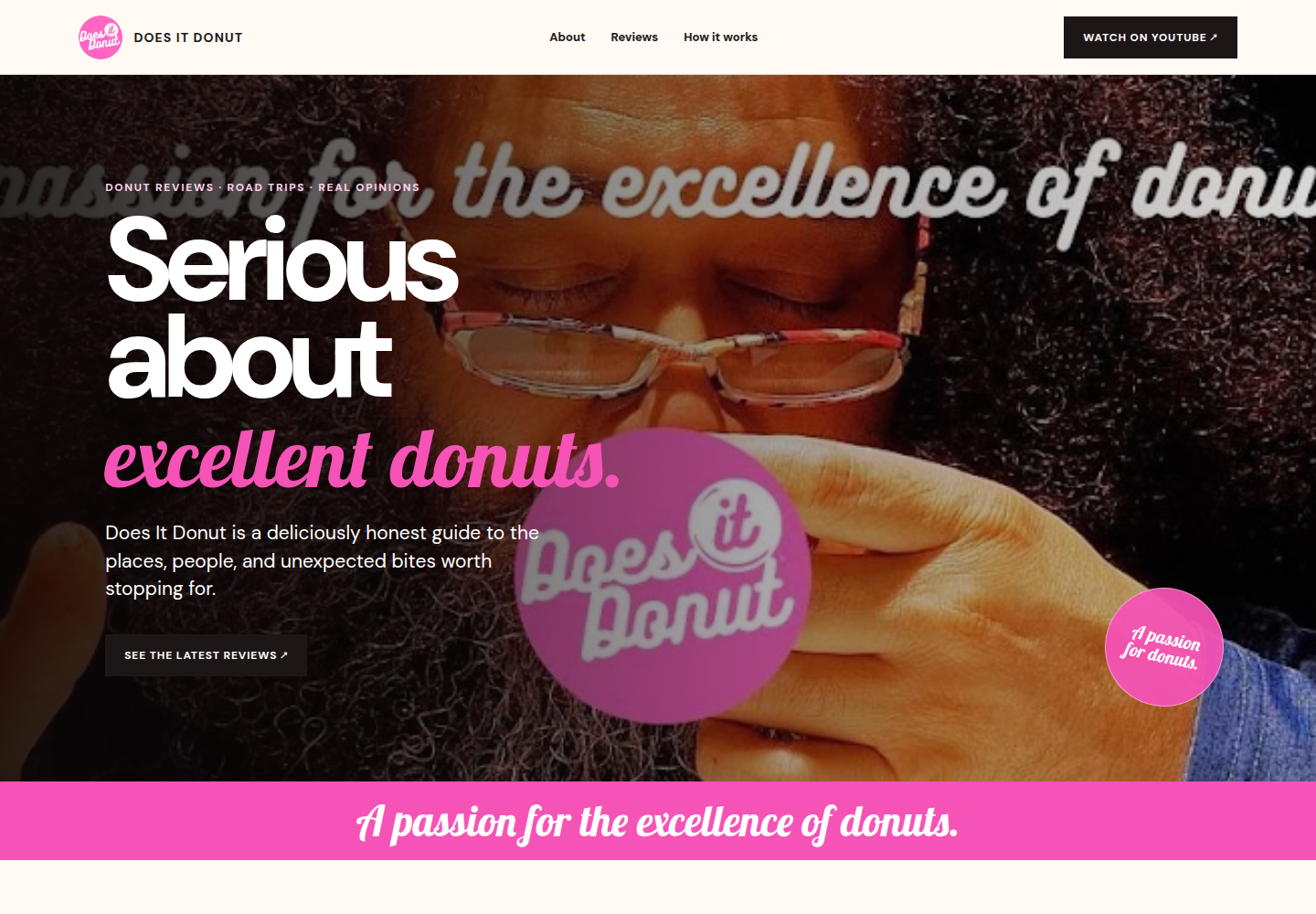 Does It Donut live homepage